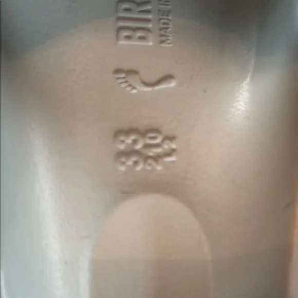 Birkenstock Teal Sandals Comfortable Molded Footbed - Picture 3 of 4